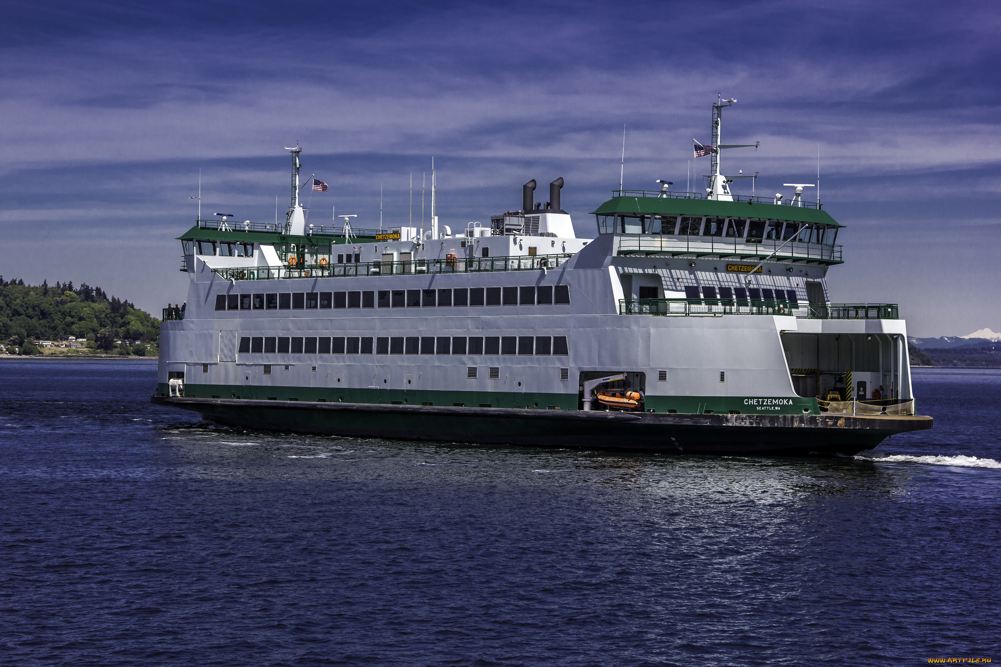 Друг суда. Washington State Ferries. Торговые фирмы и водные суда. Судно на воде на букву г. Ferry Vessel Apollonia.
